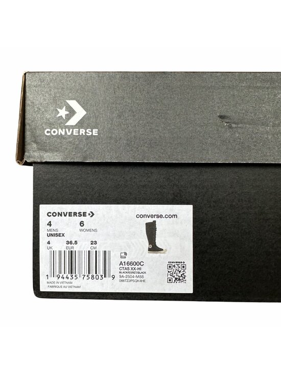 ⭐Converse Chuck Taylor XXHi Leather Straps 4 Men\'s Sneakers Boots Black A16600C⭐